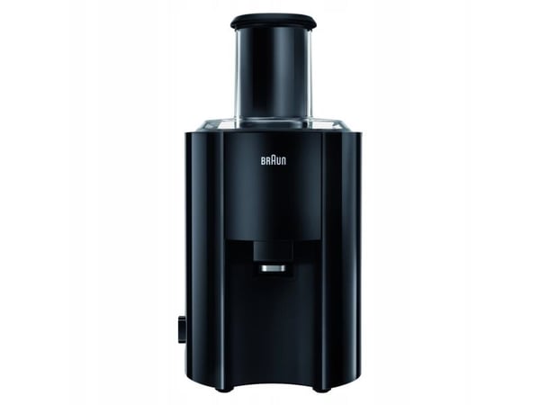 Braun J300, Keskipakoinen mehustin, Musta, Vaihe, 2 L, 7,5 cm, 1250 ml