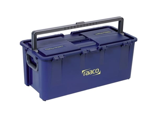 raaco Compact 50, Verktøy boks, Polypropylen, Blå, 50 kg, Hengsel, 621 mm