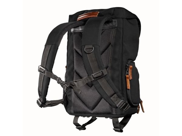 Mantona Luis junior, 35,6 cm (14"), Rom til Notebook, Lær, Metall, Polyester, Syntetisk