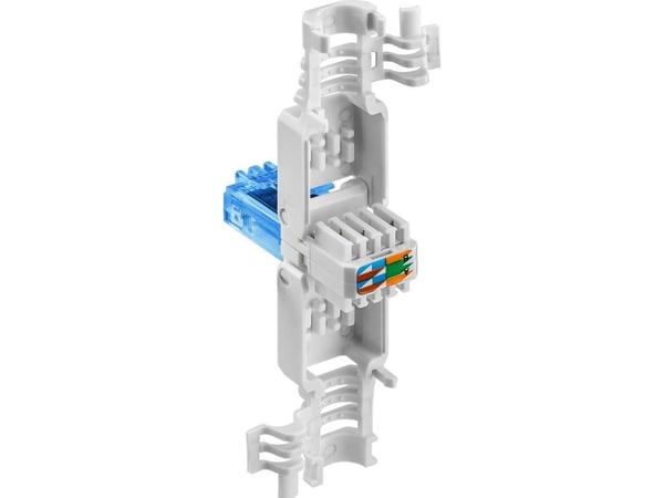 MicroConnect - Verkkoliitin - RJ-45 (uros) - UTP - CAT 6a - valkoinen