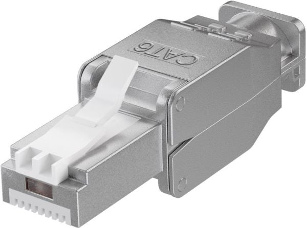 MicroConnect - Verkkoliitin - RJ-45 (uros) - STP - CAT 6 - hopea