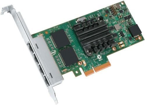 Intel Ethernet Server Adapter I350-T4 - Nettverksadapter - PCIe 2.1 x4 lav profil - Gigabit Ethernet x 4