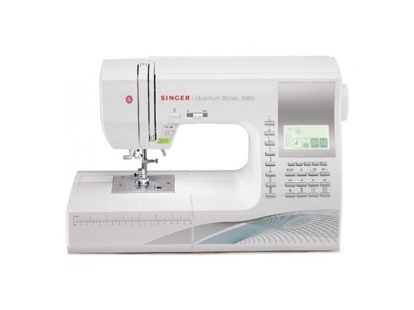 Singer Quantum Stylist 9960 - Symaskine - 600 søm - 13 et-trins knaphuller - LCD näyttö