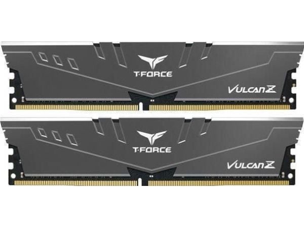 T-Force Vulcan Z - DDR4 - sett - 16 GB: 2 x 8 GB - DIMM 288-pin - 3200 MHz / PC4-25600 - CL16 - 1.35 V - ikke-bufret - ikke-ECC - grå