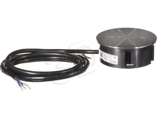 Bachmann TWIST 2S, Sisätila, Kromi, 2 AC-pistorasia(a), 105 mm, 105 mm, 40 mm