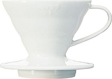 Hario V60, Drypper, Hvit, Keramisk, 1 stykker
