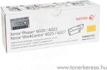 Xerox 106R02762, 1000 sivua, Keltainen, 1 kpl