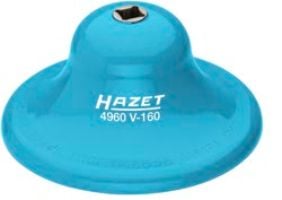 HAZET 4960V-160/2, Hiomalaikka, Metalli, 500 RPM, Musta, Sininen, 16 cm, 1 kpl