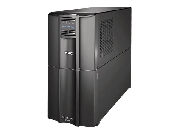 APC Smart-UPS SMT2200IC - UPS - AC 220/230/240 V - 1980 watt - 2200 VA - blysyre - RS-232, USB - utgangskontakter: 9 - svart - med APC SmartConnect
