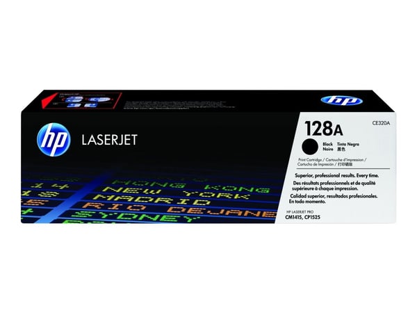 Lasertoner hp 128a ce320a, 2 000 sidor, svart