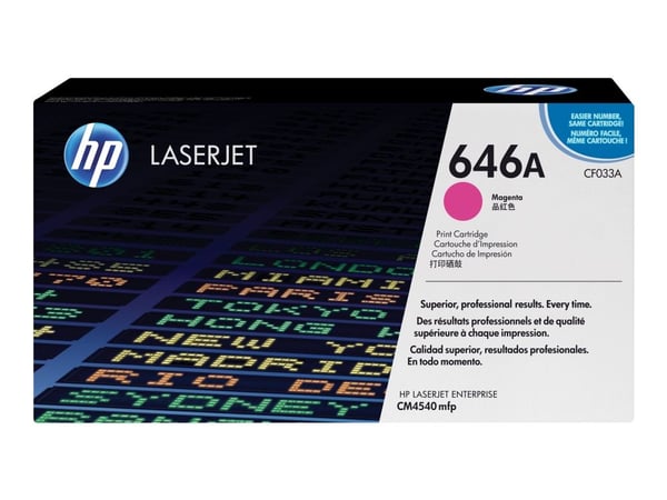 HP Original 646A magenta toner 12 500 sider (CF033A)