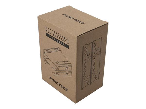 Phanteks PH-HDDKT_03 - Harddiskbrakett - kapasitet: 1 harddiskstasjon (2,5"), 1 harddiskstasjon (3,5") (en pakke 2) Phanteks PH-HDDKT_03 - Harddiskbrakett - kapasitet: 1 harddiskstasjon (2,5"), 1 harddiskstasjon (3,5") (en pakke 2)