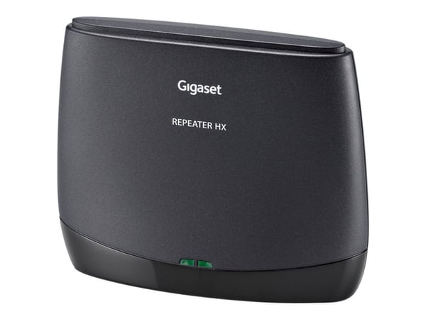 Gigaset Repeater HX, 1880 - 1900 MHz, 10 mW, 50 m, 300 m, 1,8 m, Musta
