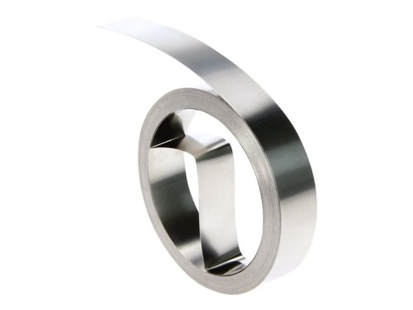 DYMO IND - Rustfritt stål - ikke-adhesiv - Rull (1,2 cm x 6,4 m) 1 rull(er) preget tape - for DYMO M1011; Rhino M1011
