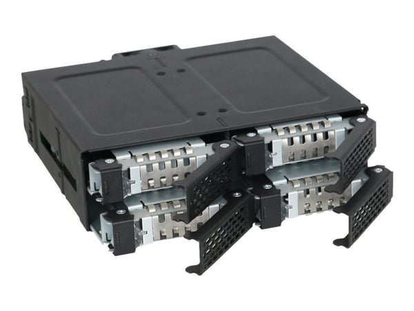 Icy Dock MB607SP-B, 13,3 cm (5.25"), HDD-häkki, Musta, 2.5", Metalli, CE, REACH