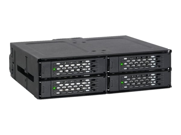 Icy Dock MB607SP-B, 13,3 cm (5.25"), HDD-häkki, Musta, 2.5", Metalli, CE, REACH