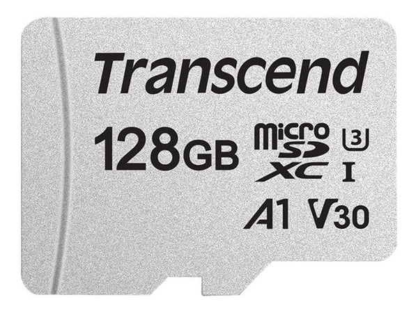 Transcend 300S - Flashminnekort - 128 GB - A1 / Video Class V30 / UHS-I U3 - microSDXC