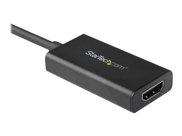 Startech DisplayPort to HDMI Adapter, 4K 60Hz HDR10 Active DisplayPort 1.4 to HDMI 2.0b Video Converter, 4K DP to HDMI Adapter Dongle for Monitor/D...