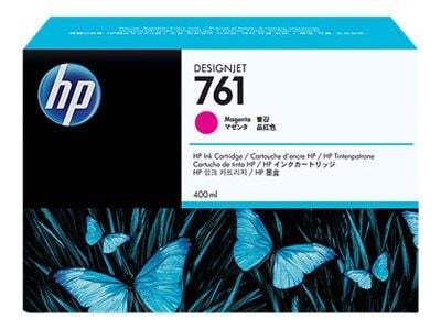 HP 761 - 400 ml - magenta - original - DesignJet - blekkpatron - for DesignJet T7100, T7200, T7200 Production Printer