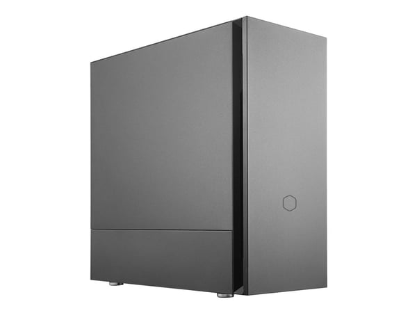 Cooler Master Silencio S600 - Sound-Dampened Steel - tower - ATX - ingen strømforsyning (ATX / PS/2) - svart - USB/lyd