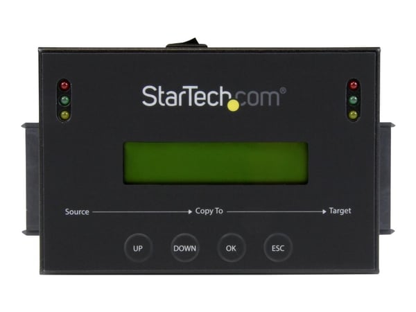 StarTech 11 Standalone Hard Drive Duplicator with Disk Image Library Manager For Backup & Restore, Store Several Images on one 2.53.5 SATA Drive, H...