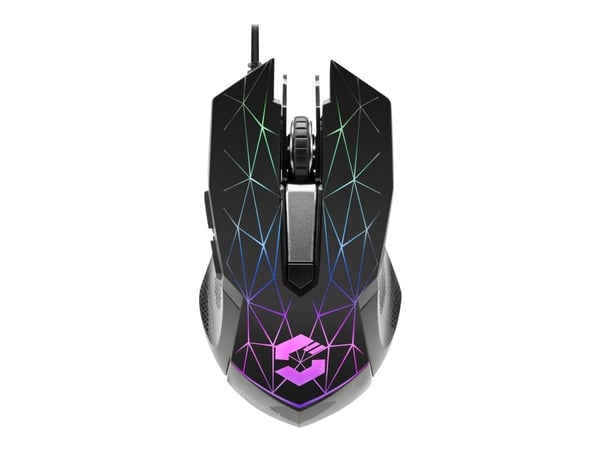 SPEEDLINK RETICOS - Mus - høyrehendt - optisk - 6 knapper - kablet - USB - svart