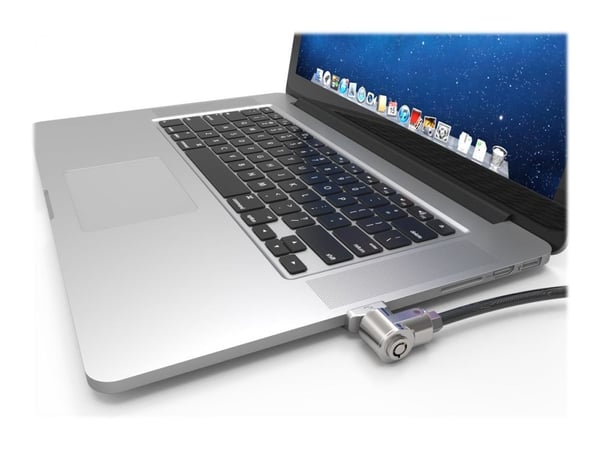Compulocks MacBook Air Retina 13-inch (2012-2015) Cable Lock Adapter - Sikkerhetssporlåsadapter - sølv - for Apple MacBook Air ( Mid 2012, Mid 2013...