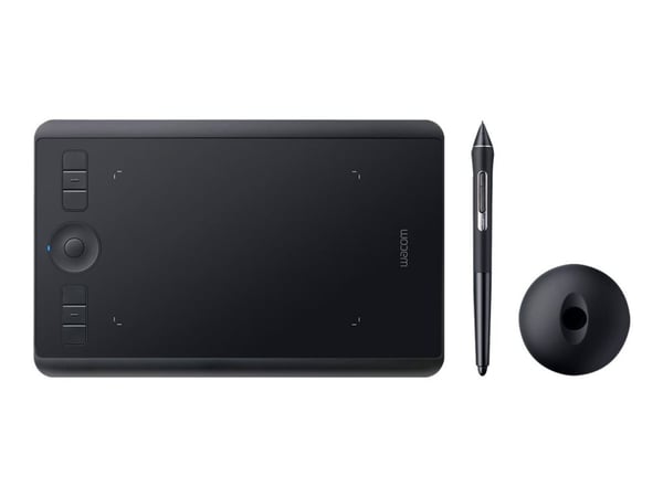 Wacom Intuos Pro Small - Digitaliserer - høyre- og venstrehåndet - 16 x 10 cm - multi-touch - elektromagnetisk - 6 knapper - trådløs, kablet - Blue...