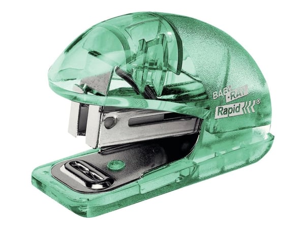 Rapid Colour'Ice F4 Mini - Stiftemaskin - 10 ark - 24/6, 26/6 - metall, ABS-plast - grønn
