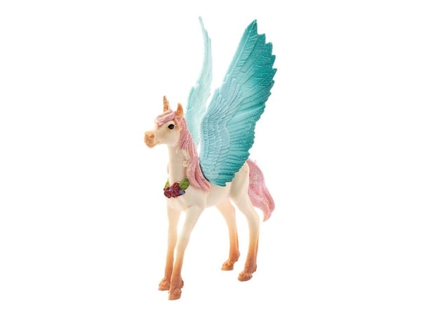 Schleich dekorert enhjørningspegasus, føll