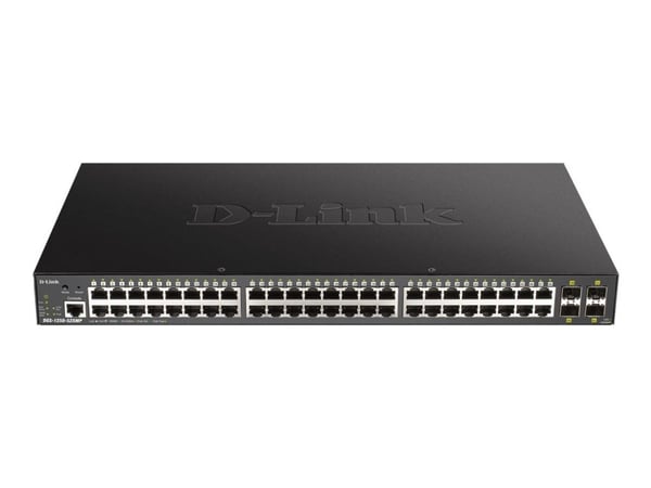 D-Link DGS-1250-52XMP, Hallittu, L3, Power over Ethernet -tuki, Telineasennus