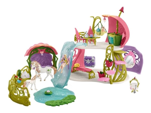 Schleich Glittering flower house w/ stable