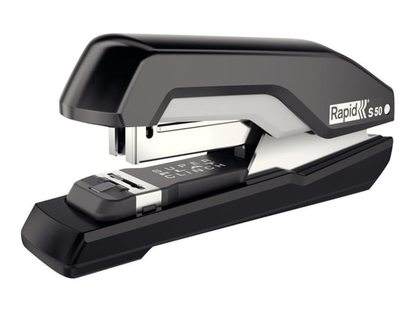 Rapid Supreme S50 - Stiftemaskin - 50 ark - 24/8+, 26/8+ - ABS-plast, metall - svart
