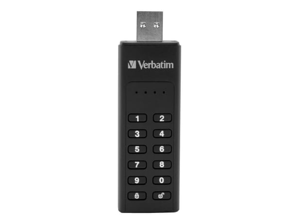 Verbatim Keypad Secure - USB-flashstasjon - kryptert - 32 GB - USB 3.0