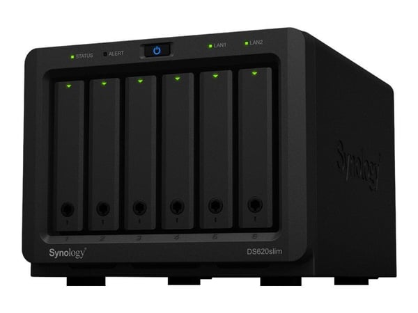 Synology Disk Station DS620slim - NAS-server - 6 fack - SATA 6Gb/s ...