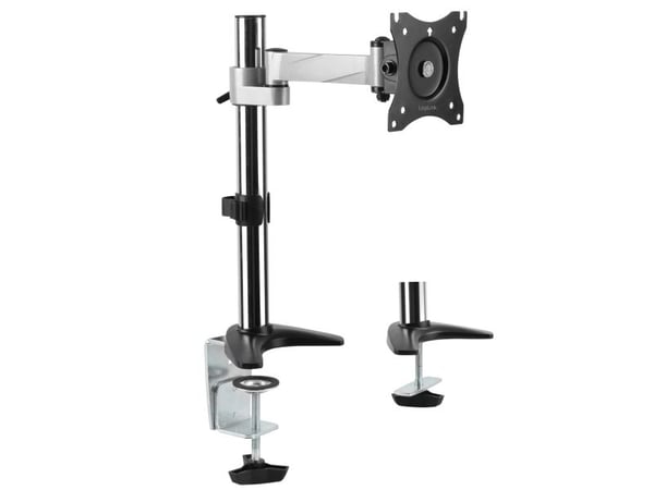 LogiLink BP0075, Festeklemme/gjennomføring, 8 kg, 33 cm (13"), 68,6 cm (27"), 100 x 100 mm, Sort, Rustfritt stål