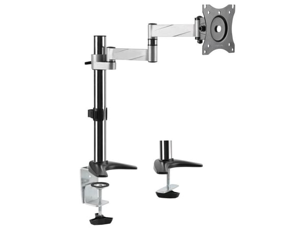 LogiLink BP0076, Festeklemme/gjennomføring, 8 kg, 33 cm (13"), 68,6 cm (27"), 100 x 100 mm, Sort, Rustfritt stål