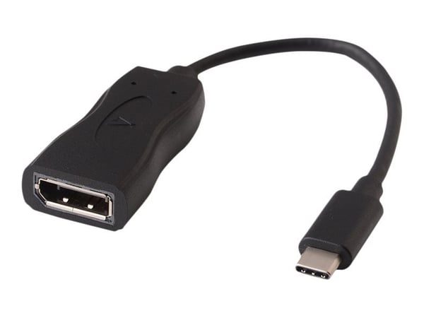 V7 - Extern videoadapter - USB-C - DisplayPort - svart