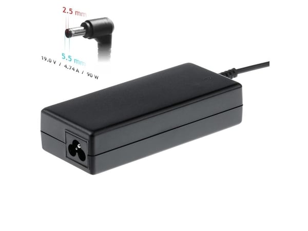 Akyga Dedicated Series AK-ND-10 - Strømadapter - AC 100-250 V - 90 watt - svart