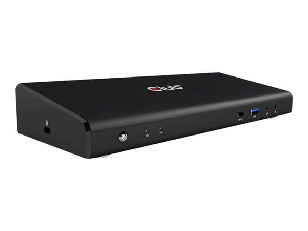 Club3D SenseVision Connect USB C 3.2 Gen1 Universal Trippel 4K ladedokkingstasjon - Dokkingstasjon - USB-C 3.2 - HDMI, DP - GigE