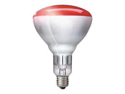 Philips InfraRed Industrial Heat - Infrarødt glødelampesøkelys - form: BR125 - E27 - 250 W - rødt lys - rød
