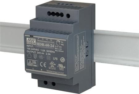 D-Link - Strømforsyning (DIN-skinnemonterbar) - 60 watt