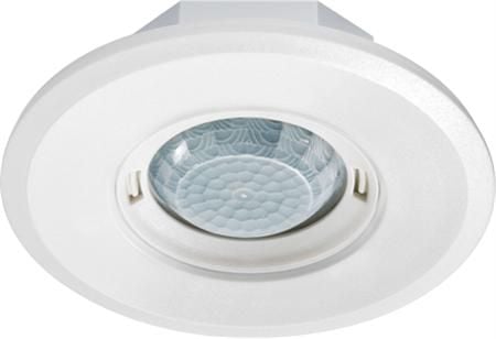 ESYLUX PD-FLAT 360i/8, Katto/seinä, Valkoinen, IP20, 360°, Polykarbonaatti (PC), RoHS, CE