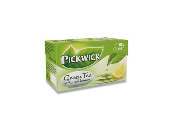 Te Grøn Pickwick Original Lemon 20 breve Citron,12 pk x 20 stk/krt