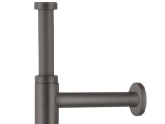 hansGrohe Flowstar S designvandlås, børstet sort krom