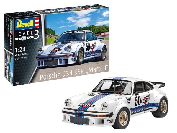 Revell Porsche 934 RSR "Martini", *Model Building Set*