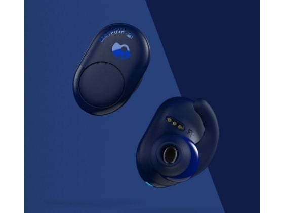 Skullcandy Push - True wireless-hodetelefoner med mikrofon - i øret - Bluetooth - blå, indigo