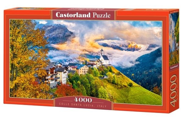 Castorland Colle Santa Lucia, Italy 4000 pcs, 4000 styck, Liggande, 9 År