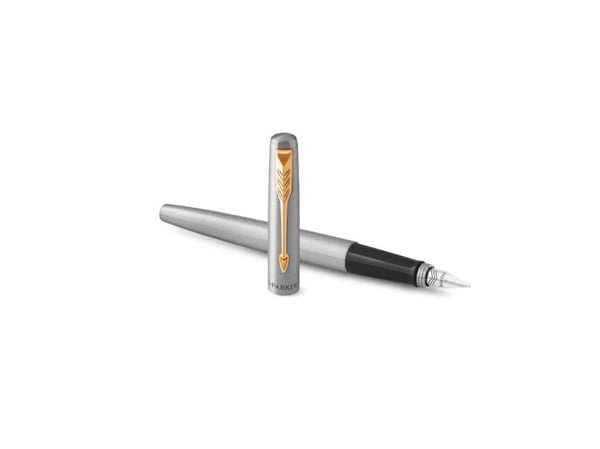 Parker Jotter, Svart, Gull, Rustfritt stål, Rustfritt stål, Rustfritt stål, Medium, Gaveeske, 1 stk