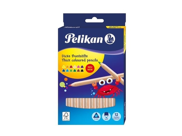 Pelikan 700047, Flerfarget, 12 stykker